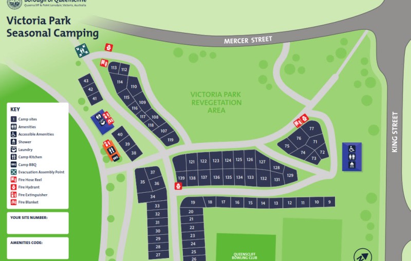 0611 QUE Victoria Park map FA