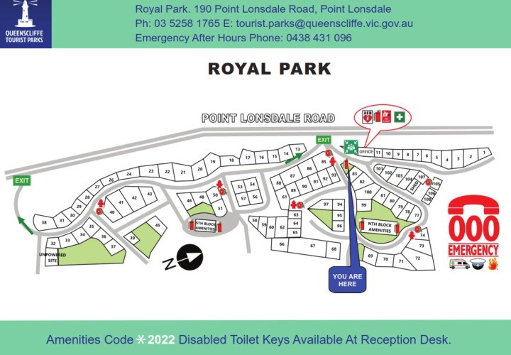 Royal Park Map May 2023 final copy copy